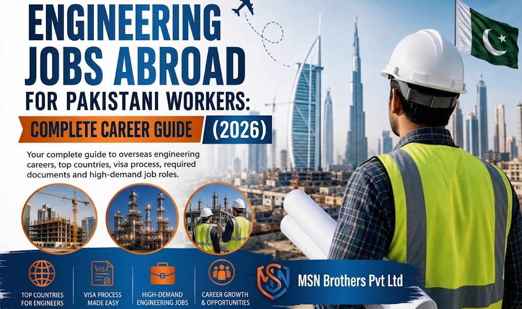 Engineering Jobs Abroad for Pakistani Workers