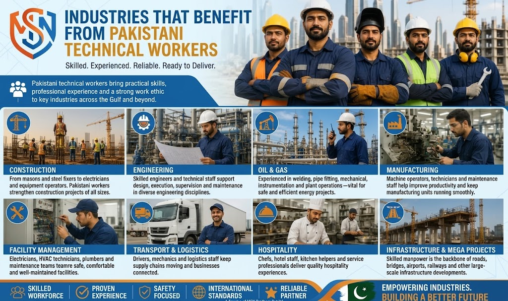 Industries That Benefit From Pakistani Technical Workers